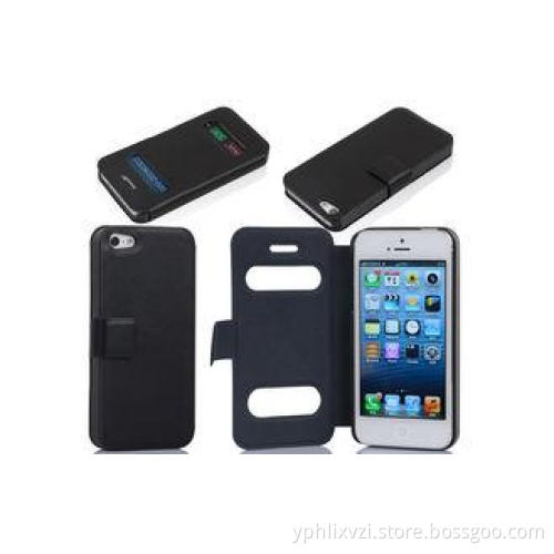 Black PU Leather iPhone 5 Protective Case Boys Custom iPhon